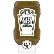 Heinz 12.7 oz Sweet Relish Bottle 7 oz Pickle Relish