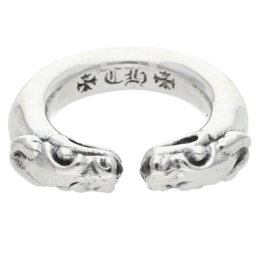 Chrome Hearts Double Dog Ring Silver Men's Size 6 Used d7a9b680a9ec37cc260e1c55f thumbnail 2
