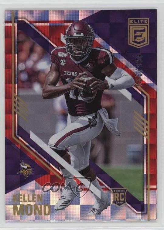 2021 Panini Donruss Elite Rookies Red 5/399 Kellen Mond #108 Rookie RC 0s55