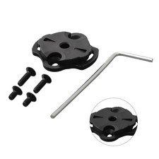 Support Adaptateur Pièce Cyclisme Flash GOPR0 Léger Support 1pc Noir Équerre
