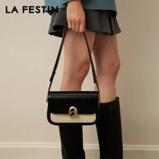 New 2024 Women's Handbag Leather Bag Ladies Crossbody Shoulder Bag A-line Door