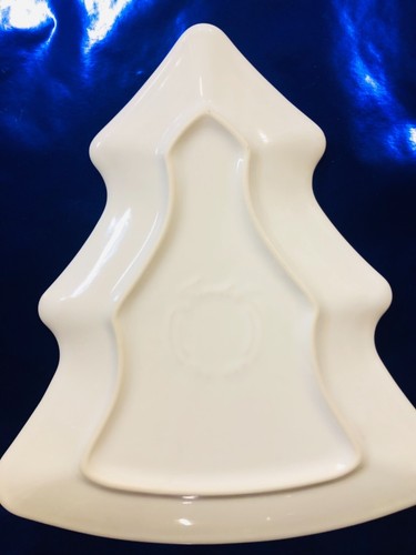 FIESTA NEW BLUE TREE CHRISTMAS SERVING PLATE Cookies Candy Snack Tray - Picture 4 of 4