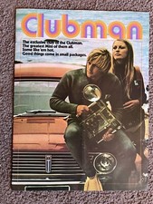Rare! Genuine 1971 Mini Clubman GT Leyland AUSTRALIAN Dealer Sales Brochure BMC