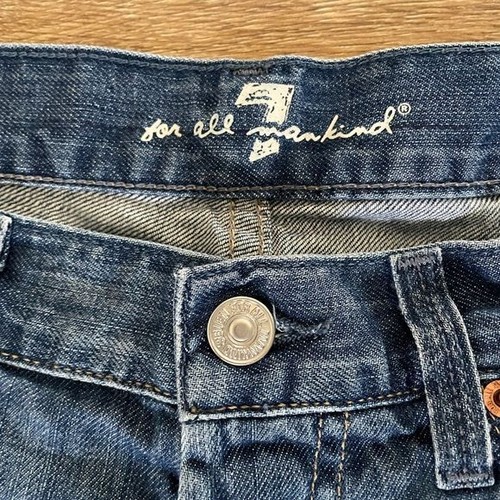 7 for all Mankind Slouchy Jeans USA made Sz 32 Denim Casual - Picture 7 of 12