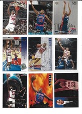 GRANT HILL LOT(9) USA BASKETBALL, PARALLEL, CLASS ACT, EXTREME CORPS, HIPNOTIZED