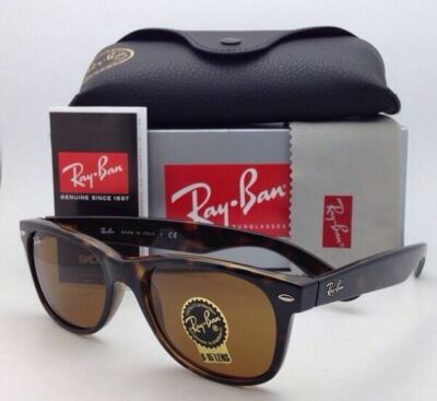 New Ray-Ban Sunglasses NEW WAYFARER RB 2132 710 55-18 Havana