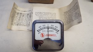 VINTAGE-CORNWELL-DC-NOS-GENERATER-STARTER-ALT-CURRENT-INDICATER-GUAGE