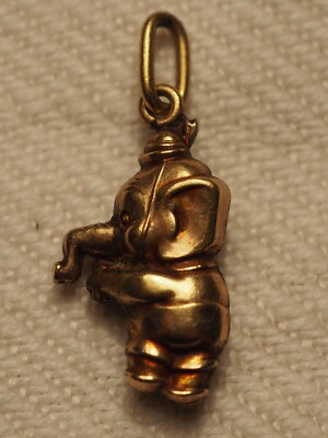 Médaille Arthus Bertrand Arche de Noé Éléphant or jaune