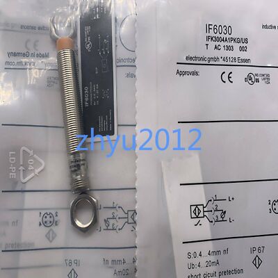 100% Test IFM IF6030 IFK3004A1PKG/US Proximity Switch NewKD