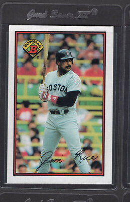 1989 Bowman Jim Rice #33 Red Sox Mint | eBay