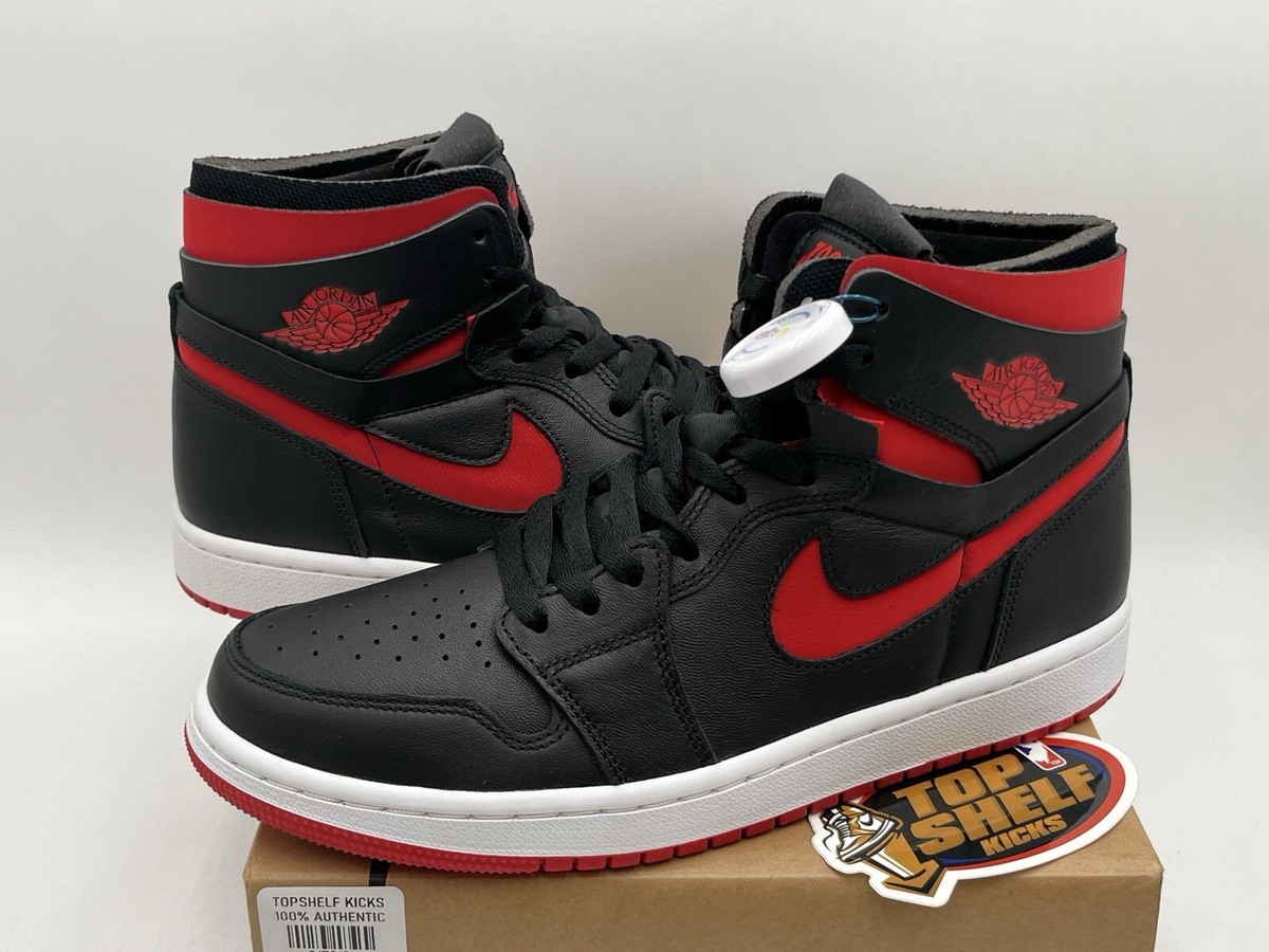 DS NEW AIR JORDAN 1 HIGH ZOOM COMFORT BLACK RED 9.5/8 OG