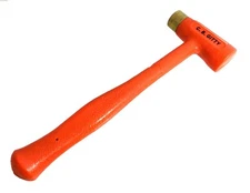 24-ounce Dual-Head Dead Blow Hammer - Brass & ABS heads - Great for Gunsmiths