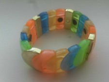 Women's multi-colored bracelet with healing magnets