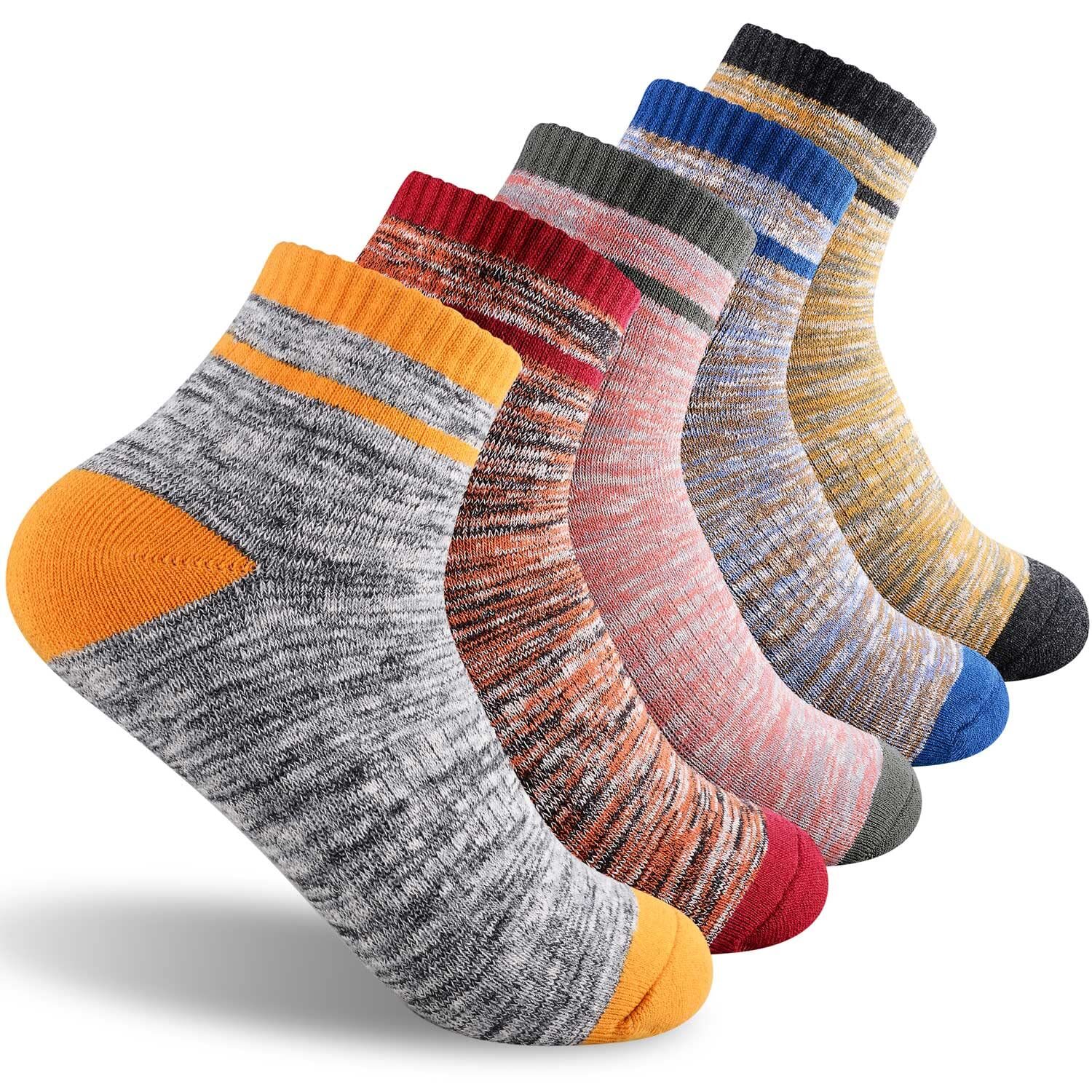 Women's Hiking Walking Socks, Multi-pack Outdoor Recreation Socks Wicking Cus...
