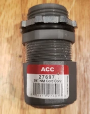 Halex 3/4 In. ACC Non-Metallic Strain Relief Cord Connector Qty:1