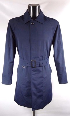 Trench-coat Aquascutum Silvermere - Taille 46, Bleu Marine, Imperméable, Neuf Avec étiquettes