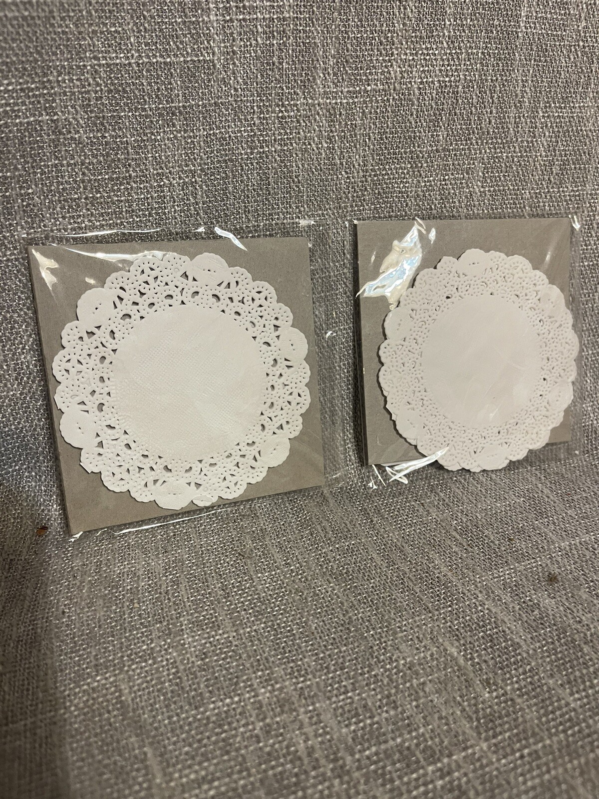 Stampin Up! White Tea Lace Doilies Sealed Card Making Crafts Scrapbooking