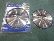 2 pc. 10 inch Saw Blade, 60 Tooth Fine Finish Carbide Avanti PRO 1 New & 1 Used