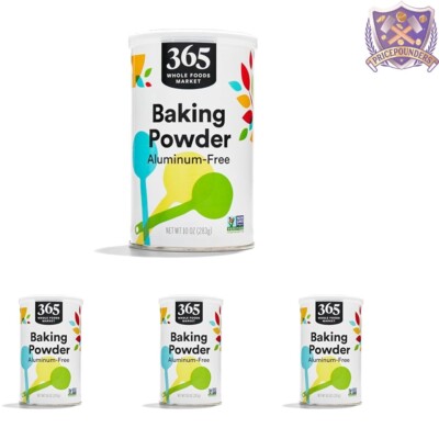 Baking Powder Aluminum Free 40 oz Pack of 4 Perfect for Cakes and Baked Goods