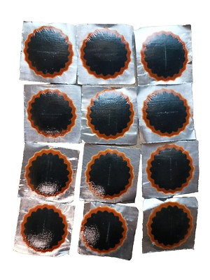 12x TIP TOP Schlauchflicken rund Größe F2 30 mm Flicken für Fahrrad Motorrad