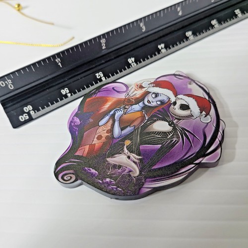 Tim Burton’s Nightmare Before Christmas Jack & Sally Flat Acrylic Ornaments - Picture 10 of 11