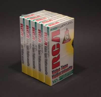 RCA CT-120H Premium VHS Cassette Video Tape 5 Pack Sealed