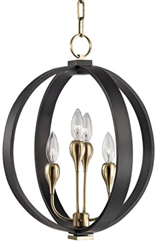 Hudson Valley Lighting Dresden - Four Light Chandelier - 16" X 19.5" HUD6716-AOB - Picture 3 of 5