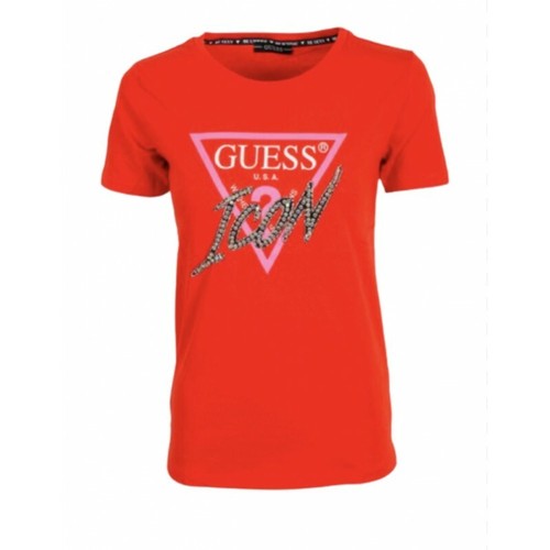 Guess Usa Womens Icon Logo Triangle 