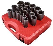 Sunex Tool  4685 17 Piece 3/4 Drive Sae Deep Impact Socket Set