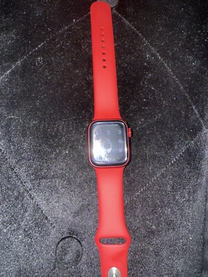 Apple Watch Series 7 41mm (PRODUCT)RED Aluminum Case (PRODUCT)RED Band - (MKN23L