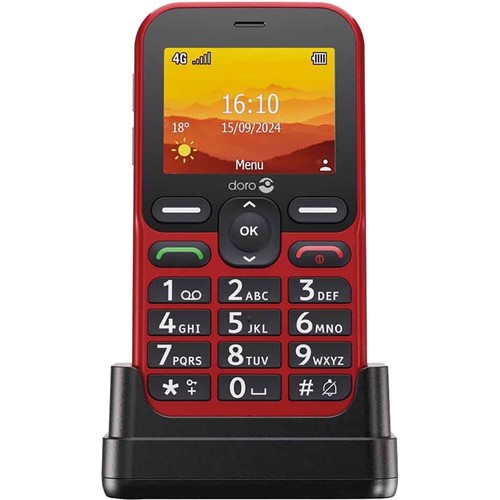 Doro Leva L10 4G Red 128MB + 64MB Single-SIM Factory Unlocked SIMFree NEW - Picture 4 of 5