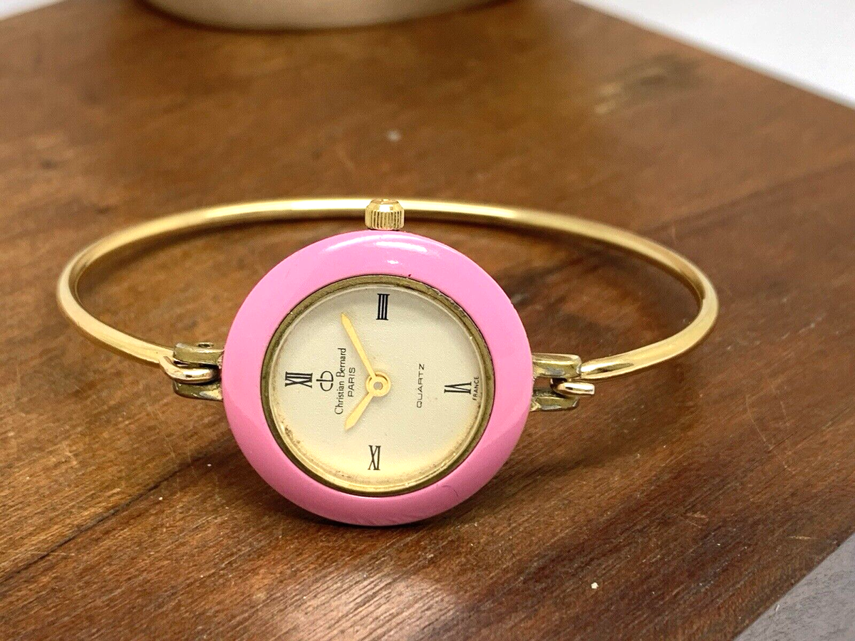 Christian Bernard Paris Women's Watch Gold Bangle Interchangeable