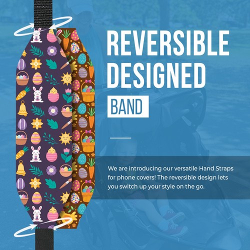 Universal Phone Grip Straps for Secure Handling | Reversible - 第 73/135 張圖片
