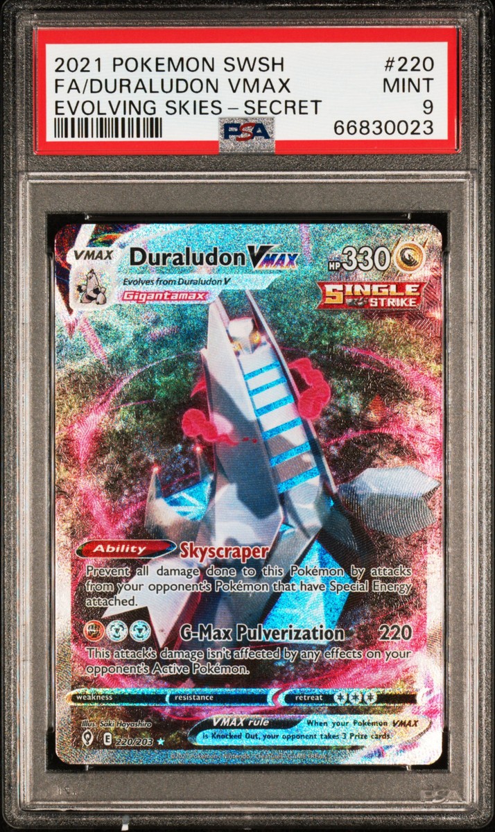 Pokemon Evolving Skies Duraludon Vmax 220/203 Alternative