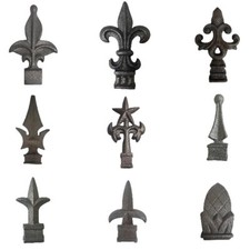 Cast Iron Fence Finials, Multiple Styles & Si...
