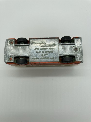 Vintage MATCHBOX LESNEY Superfast No.65 Airport Coach “Schulbus” 1977 Orange - Picture 5 of 5
