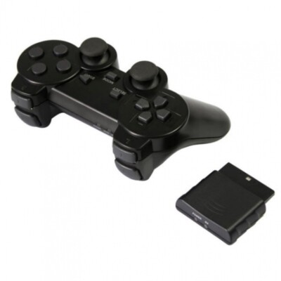 KOMPATIBLER KABELLOSER CONTROLLER FÜR SONY PLAY STATION 2 DUALSHOCK 2 PS2 AKK...