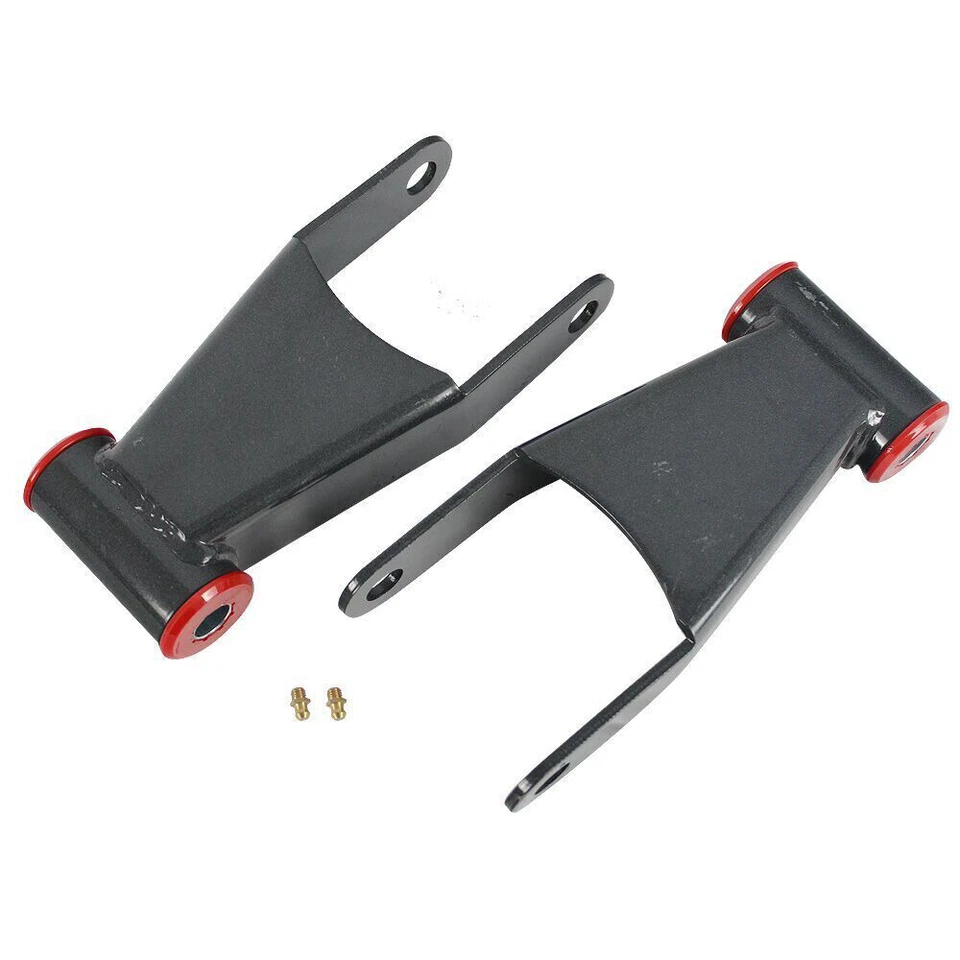 2" Rear Drop Shackle Lowering Kit For 1999-2007 Ford F250 Super Duty 2WD 4WD - Image 2 of 4