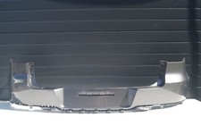 VW Tiguan 5N 2011 Stoßstange hinten AHK Ausschnitt oben links Peppergrey