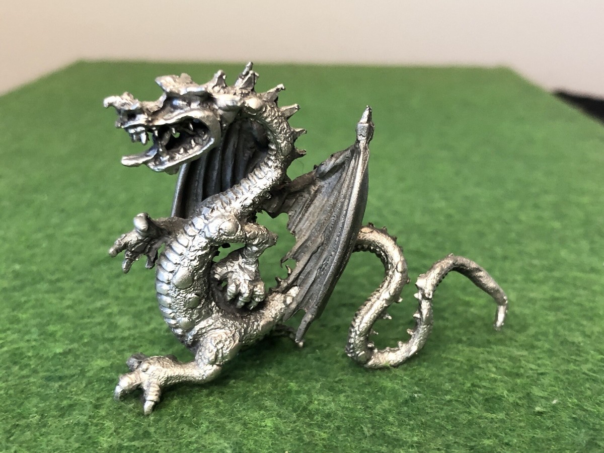 Vintage 1981 Ray Lamb Pewter Dragon | eBay