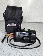 Vtg Pentax iQZoom-80e AF Auto Focus Point  Shoot 35mm Film Camera Film Tested