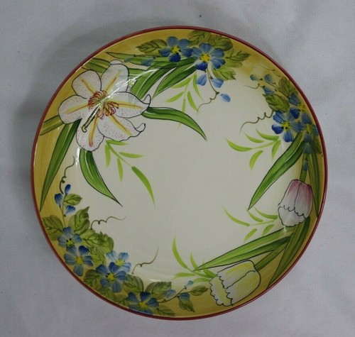 Philip Kingsley Flora Collection Set Large Round Oval Chip Dip Serving Plate - Picture 6 of 9