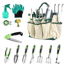 13Pcs Garden Tool Kit Gardening Hand Tools Aluminum Alloy For Plant Gardening US