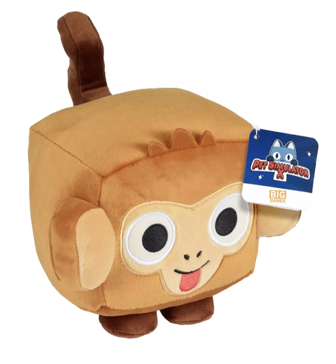 PET SIMULATOR X BIG GAMES MONKEY PLUSH WITH CODE!