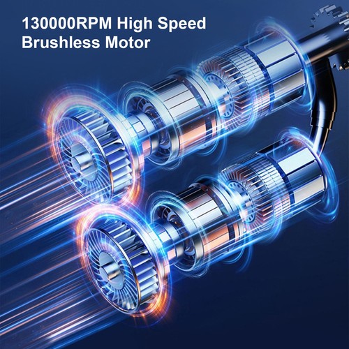 Poussière à air électrique 130000tr/min moteur haute vitesse jet sèche souffleur pour maison voiture neuf - Photo 17/24
