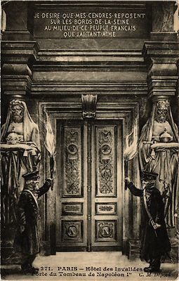 Porte Invalides CPA PARIS 7e-Hotel des Invalides-Porte du Tombeau de Napoleon Ier ...