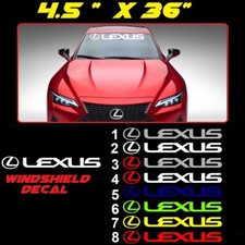 Lexus Logo Windshield Decal Vinyl Banner Sticker Is Gs Es Ls Rx Coupe Sport