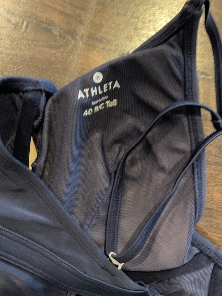 ATHLETA Tankini Navy blue size 40 B/C TALL eBay