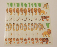 Mrs. Grossman's Stickers Lot of 10 Strips Wild Cats 2011 Scrapbooking
