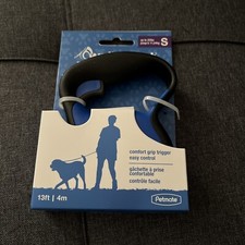 Petmate Walkabout Blue Plastic Retractable Dog Leash 13 ft W 25 lb